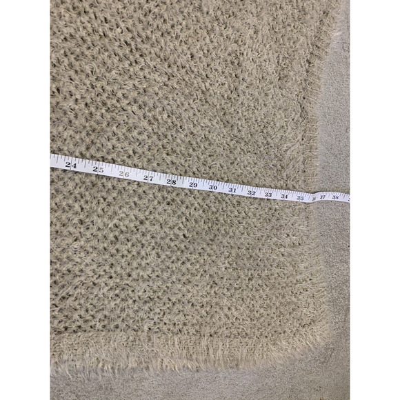 DK NYC Womens Chunky Knit Poncho Womens XS Nylon Blend Pullover Sweater Shawl - Picture 9 of 10